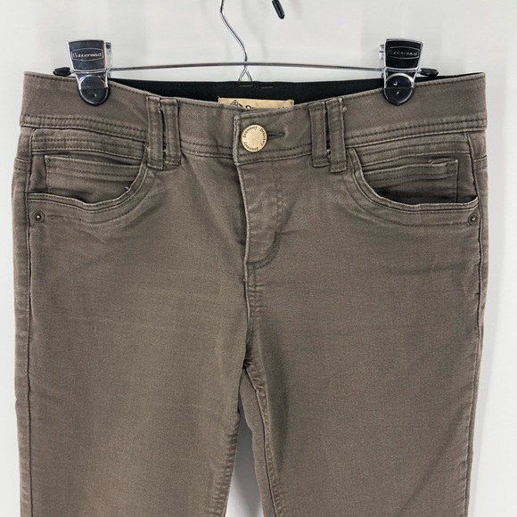 Democracy AB Technology Skinny Jeans Booty Lift Comfort Waist Mushroom Brown 6 - Picture 3 of 11